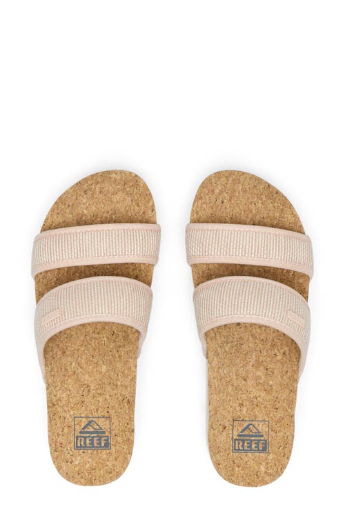 Reef Cushion Vista Higher Platform Slide Sandal In Cameo Rose