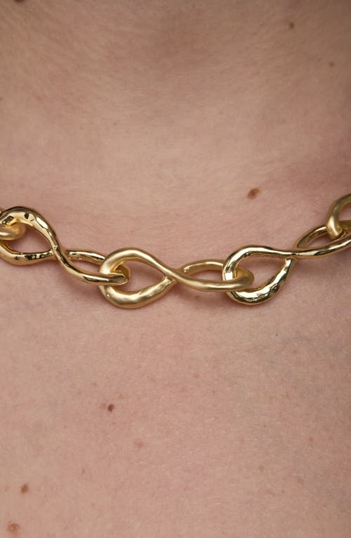 Saachi Infinity Link Collar Necklace In Gold