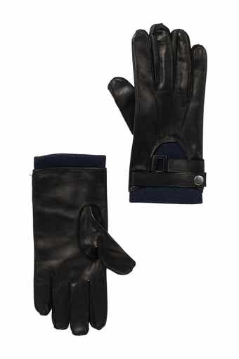 Portolano Faux Leather Half Moon Gloves