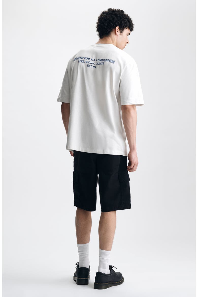 Loose Fit Logo Graphic T-Shirt, Alternate, color, WHITE ONYX