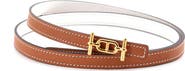 Pre-Owned Hermes Ancre Reversible Belt Leather Thin