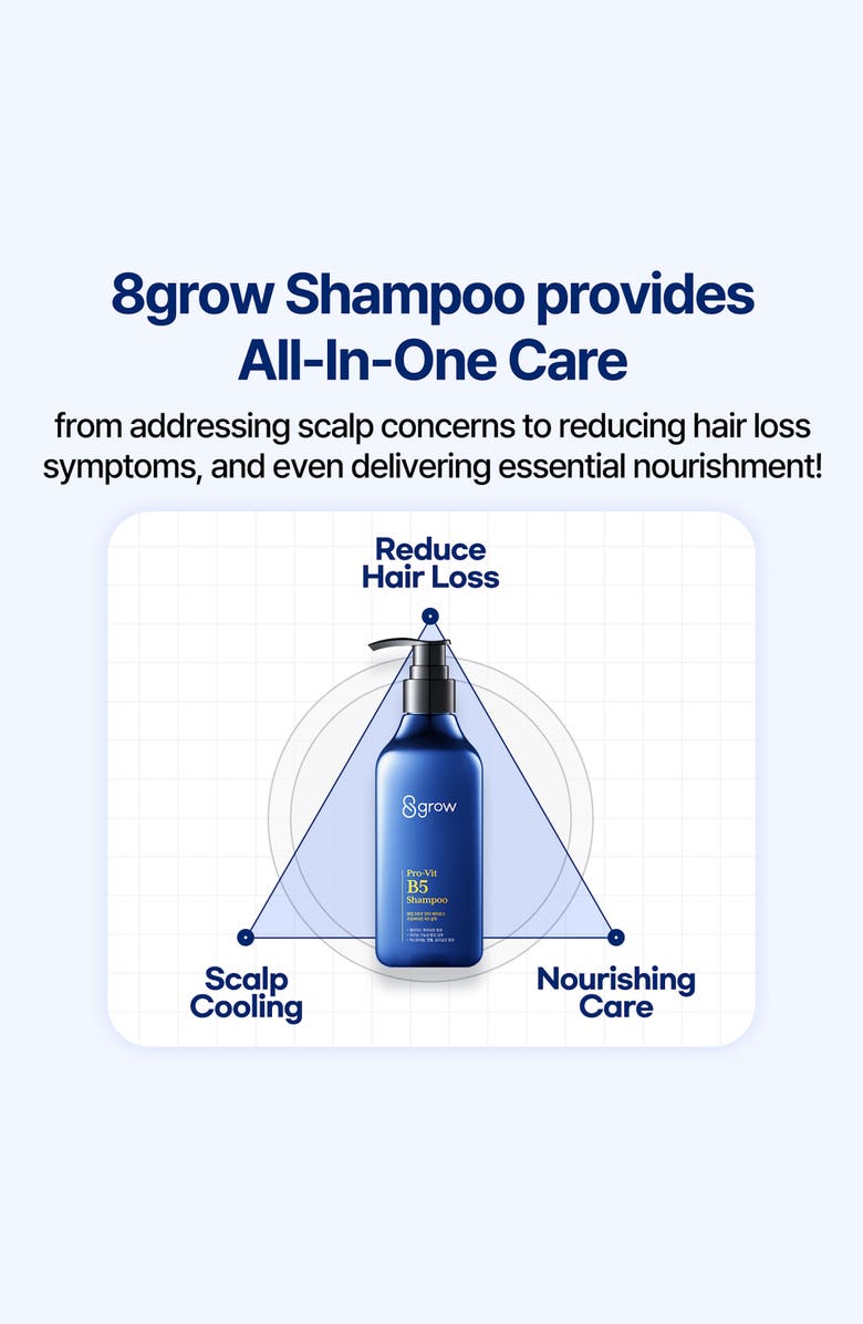 8 GROW Pro-Vit B5 Shampoo, Alternate, color,
