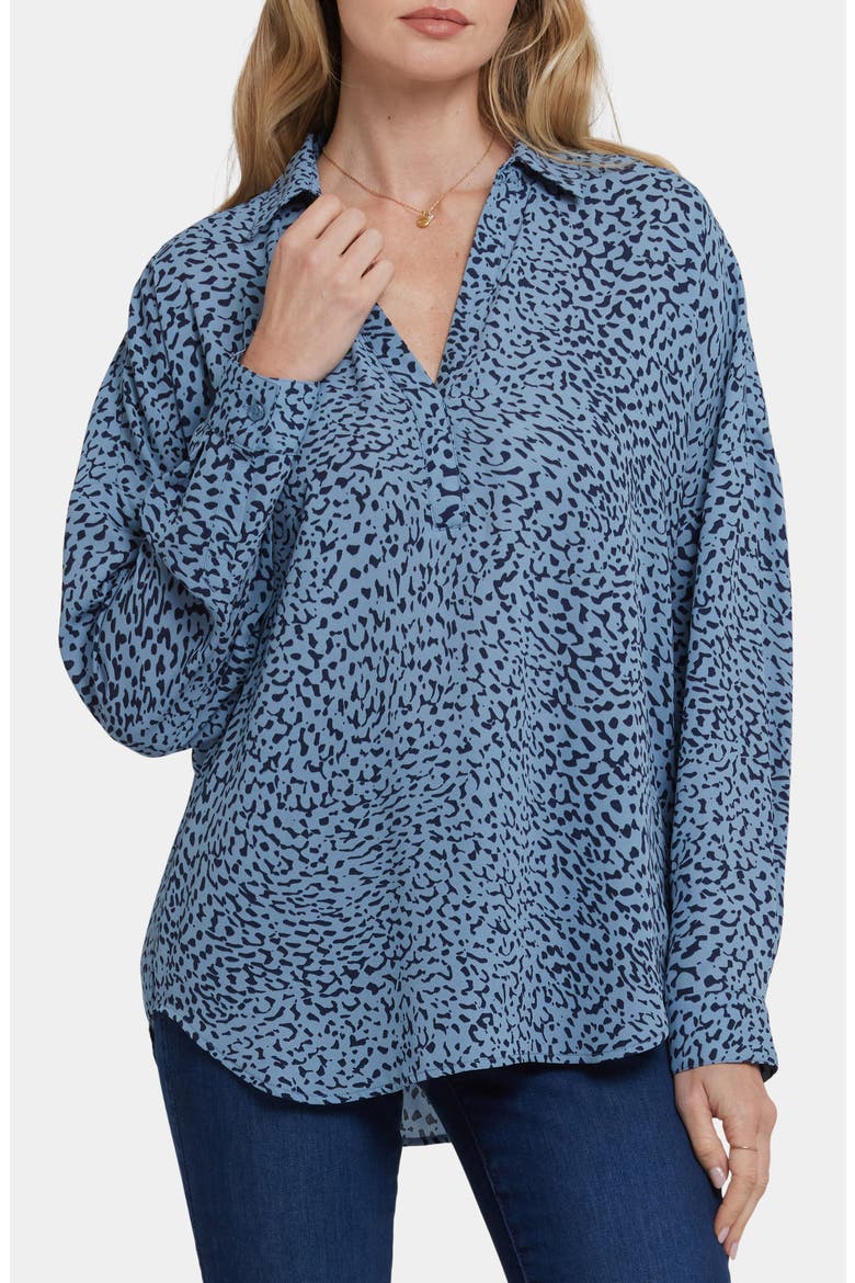 Becky Recycled Polyester Georgette Blouse, Main, color, CHARLOTTES