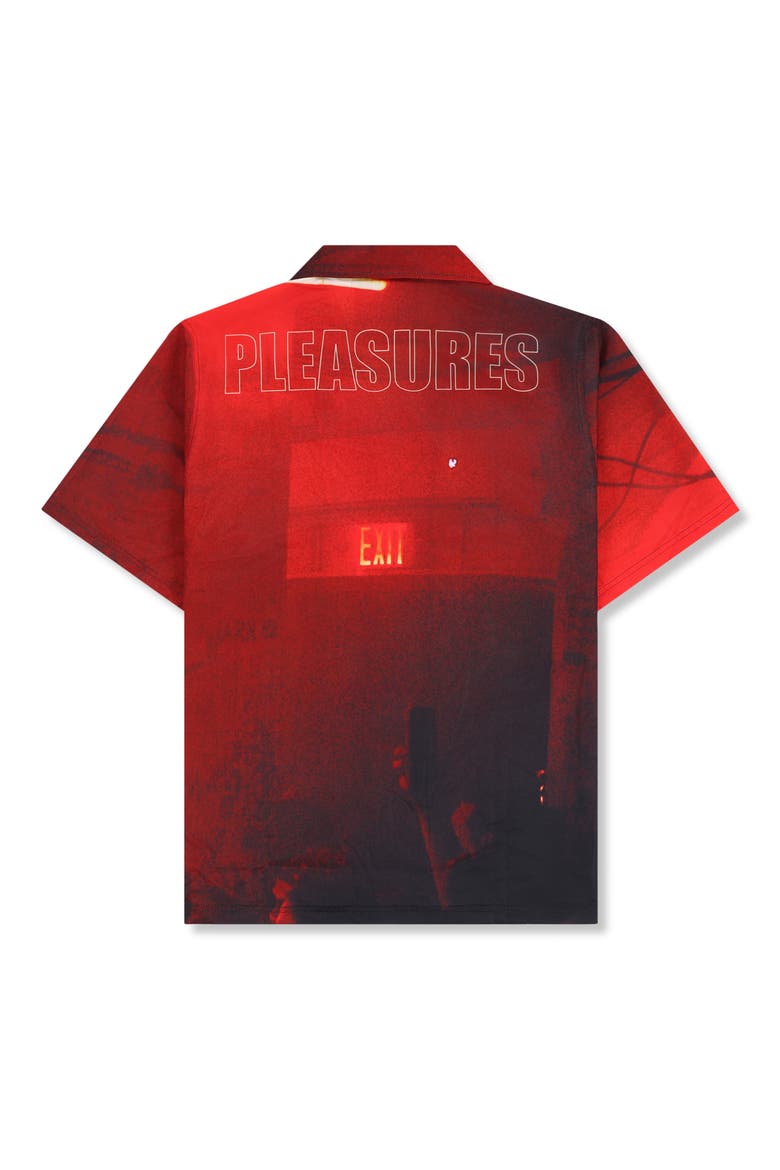 x Boiler Room Oversize Camp Shirt, Alternate, color, RED