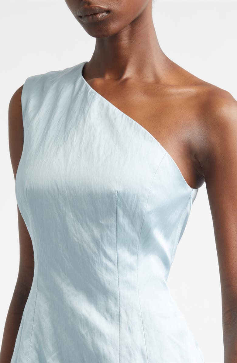 A.L.C. Naya Metallic One-Shoulder Minidress, Alternate, color, Marine Layer