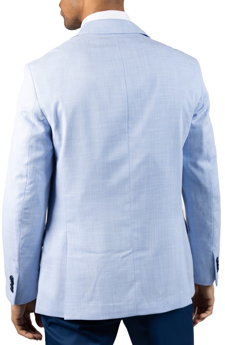 TailorByrd Textured Slub Sport Coat, Alternate, color, Light Blue