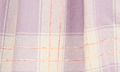 En Saison Savoy Plaid Cotton Mini Sundress