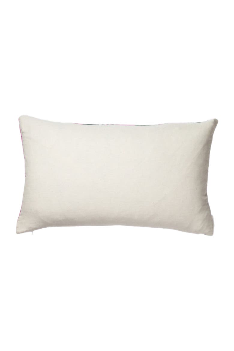 Nahuala IV Handwoven Cotton Brocade Throw Pillow, Alternate, color, Multicolored