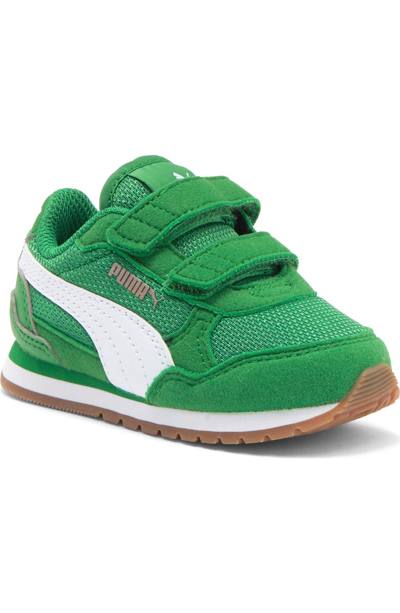 PUMA Kids' St Runner V4 Mesh Sneaker, Main, color, Green