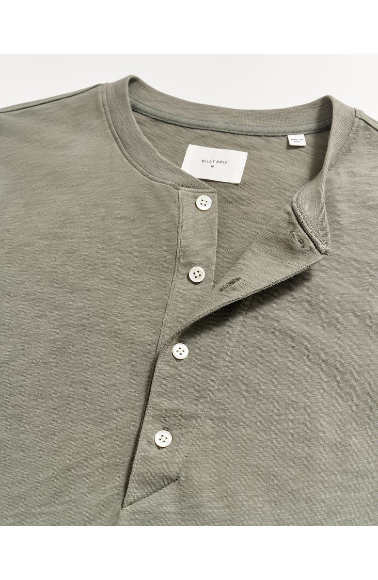 Billy Reid Short Sleeve Organic Pima Cotton Henley, Alternate, color, 