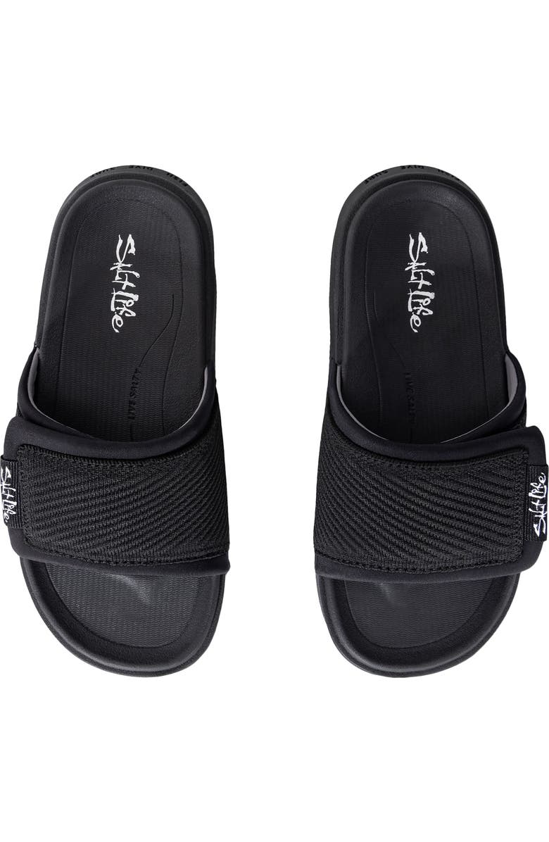 Salt Life Kids' The Breakwater Sandal, Alternate, color, Black/Teal