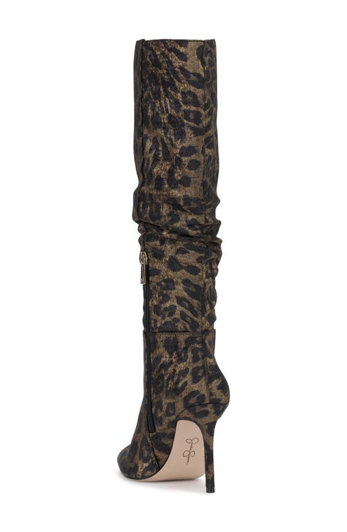 Jessica Simpson Ohena Slouch Knee High Boot In Animal Print