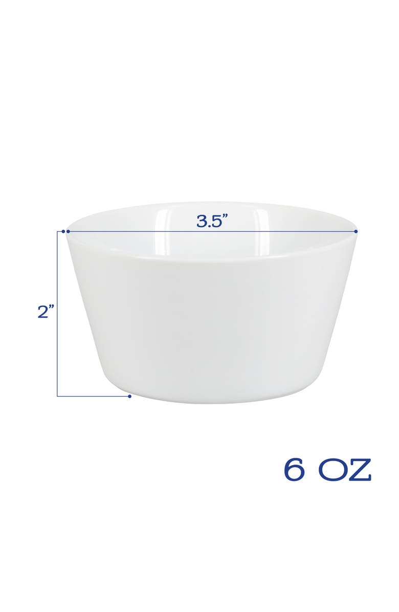 BIA Cordon Bleu Oslo Set of 4 Ramekins, Alternate, color, White