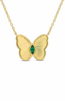 Butterfly Pendant Necklace