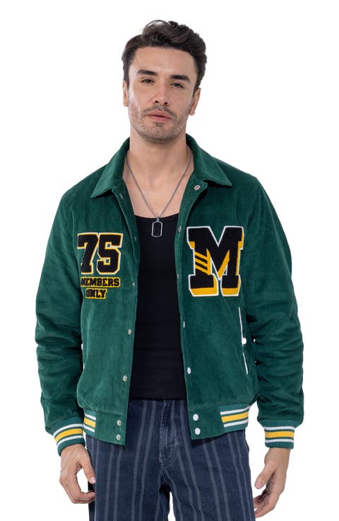 Corduroy Varsity Jacket