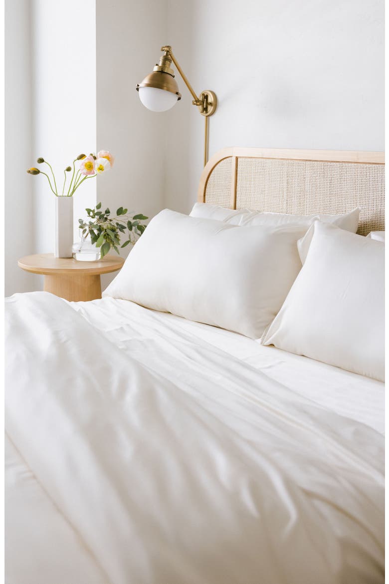 Duvet Cover, Alternate, color, CREME