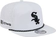 New Era Men's New Era White Chicago White Sox Perforated Golfer Snapback Hat
