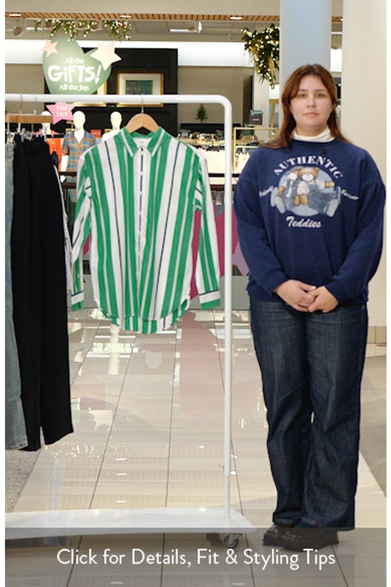 Relaxed Fit Striped Broadcloth Shirt video