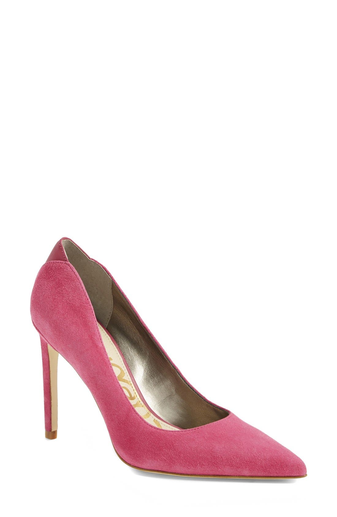 'Dea' Pointy Toe Pump, Main, color, CANDY PINK