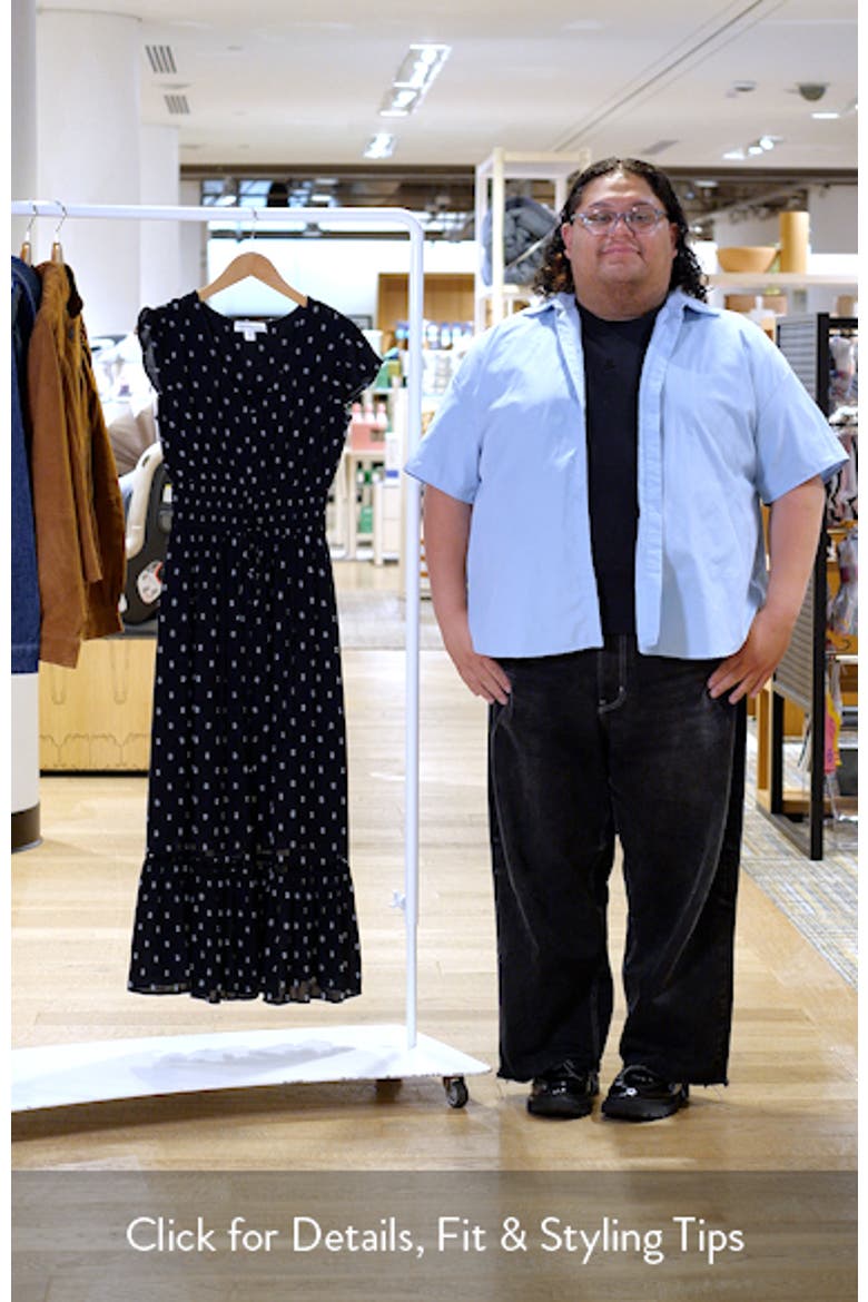Smocked Dobby Maxi Dress video