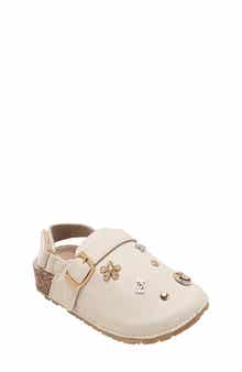 bebe Kids' Embellished Charm Slingback Clog