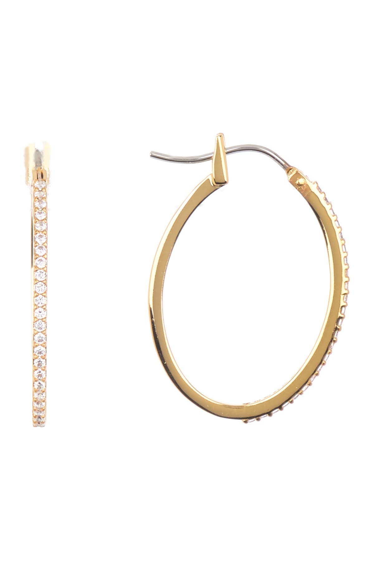 NORDSTROM RACK Pavé Hoop Earrings