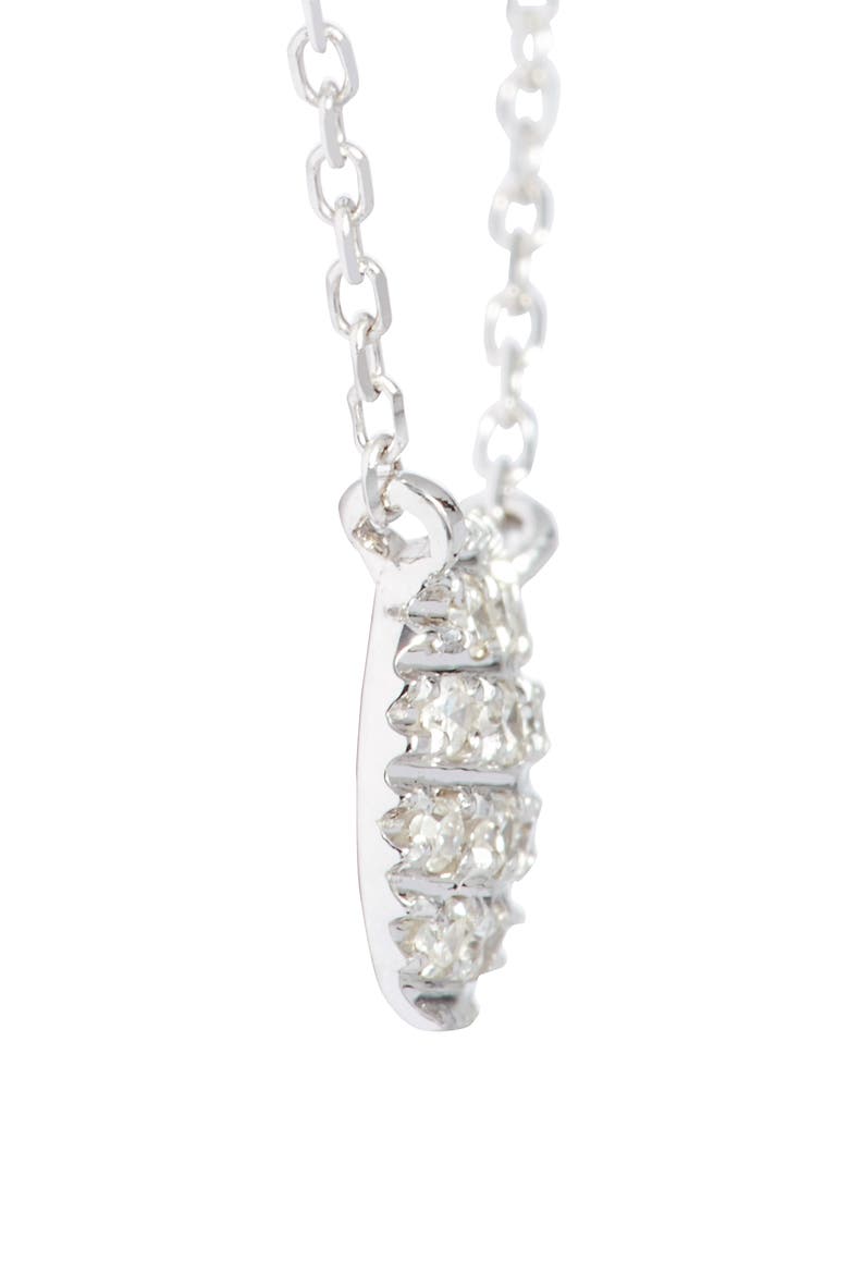 Lauren Joy Diamond Disc Pendant Necklace, Alternate, color, WHITE GOLD