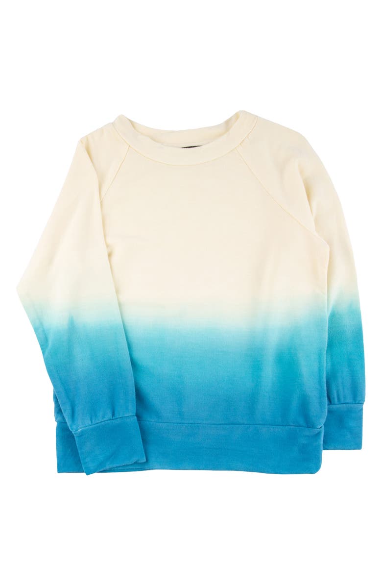 Miki Miette Kids' Iggy Ombré Cotton Sweatshirt, Main, color, 