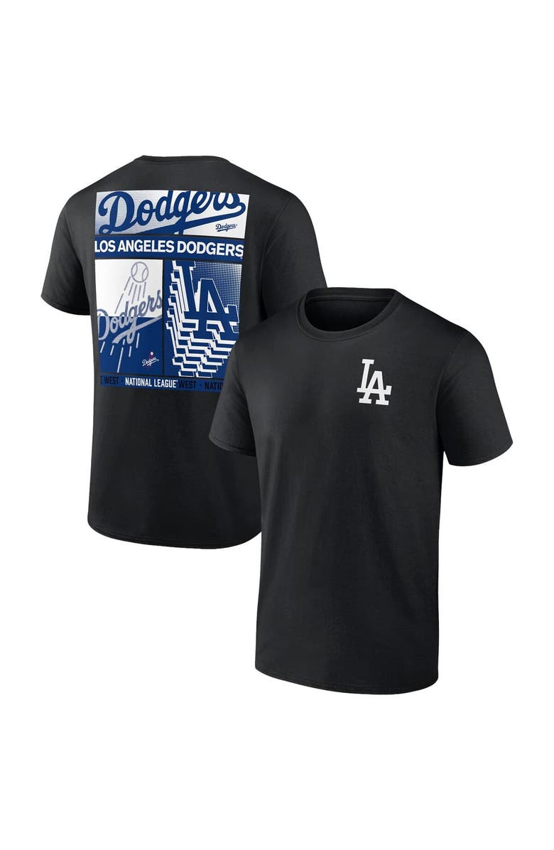 FANATICS Men's Profile  Black Los Angeles Dodgers Big & Tall Two-Sided Graphic T-Shirt, Main, color, Black