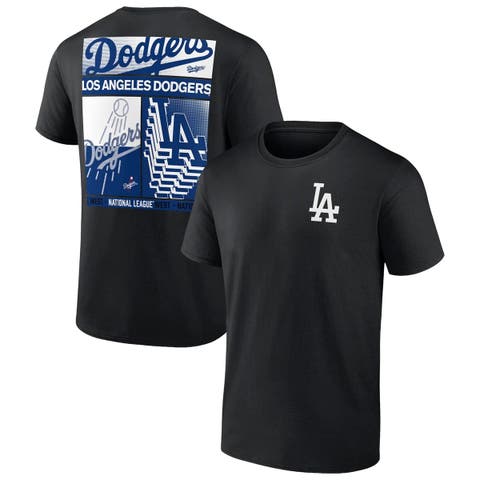Men's Profile  Black Los Angeles Dodgers Big & Tall Two-Sided Graphic T-Shirt