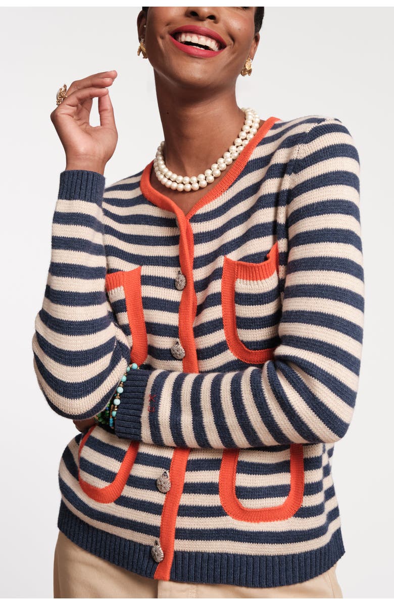 Frances Valentine Pierre Stripe Sweater, Alternate, color,