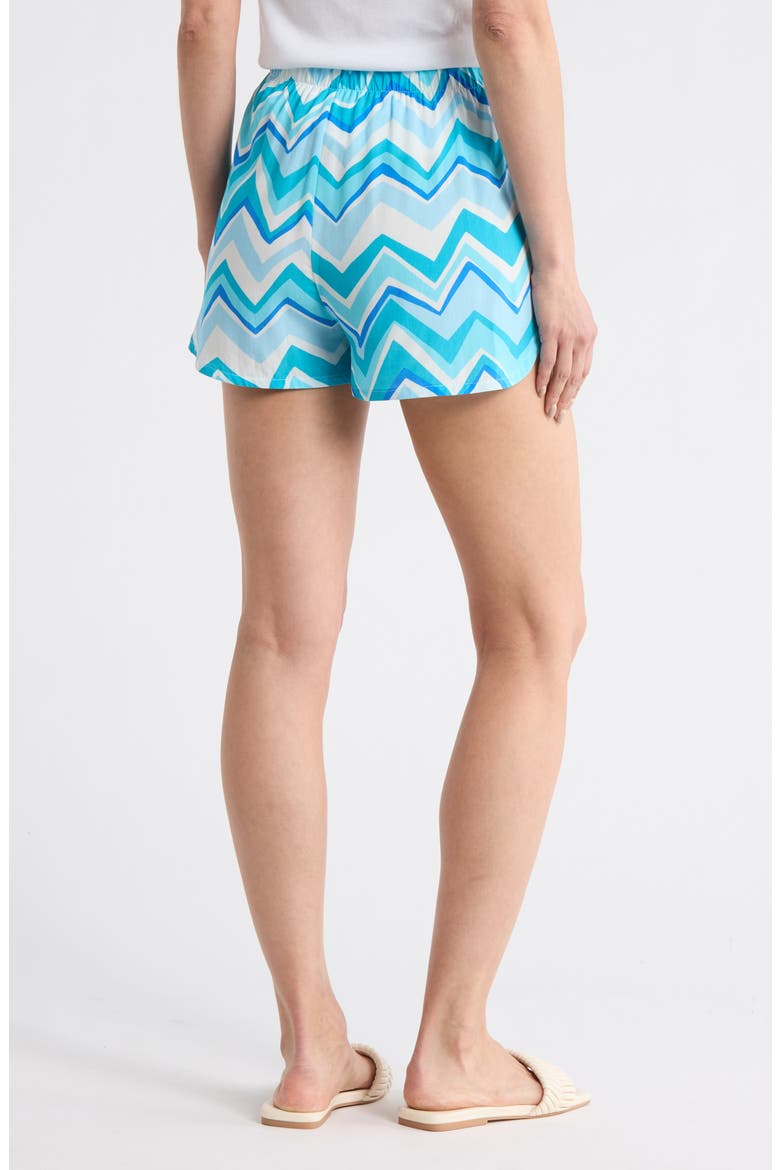 Drawstring Shorts, Alternate, color, BLUE TONES AND WHITE
