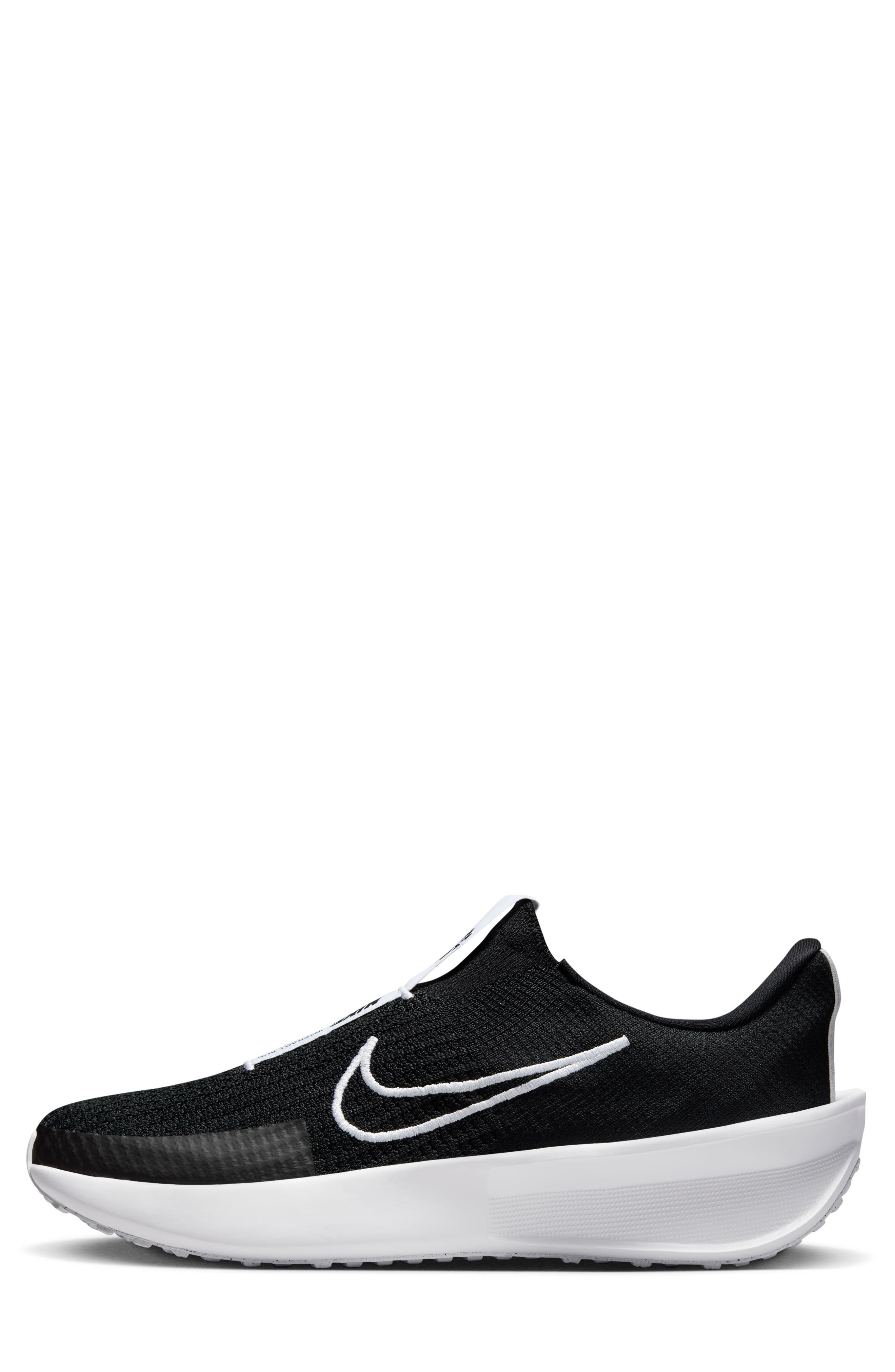 Nike Interact Run EasyOn Running Sneaker, Alternate, color, Black/ White/ Black