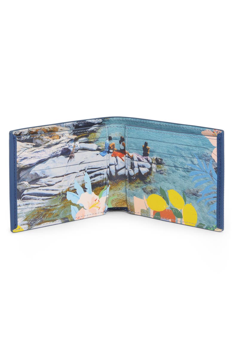 Nassau Double Billfold Wallet, Alternate, color, BALTIC/ PRINT
