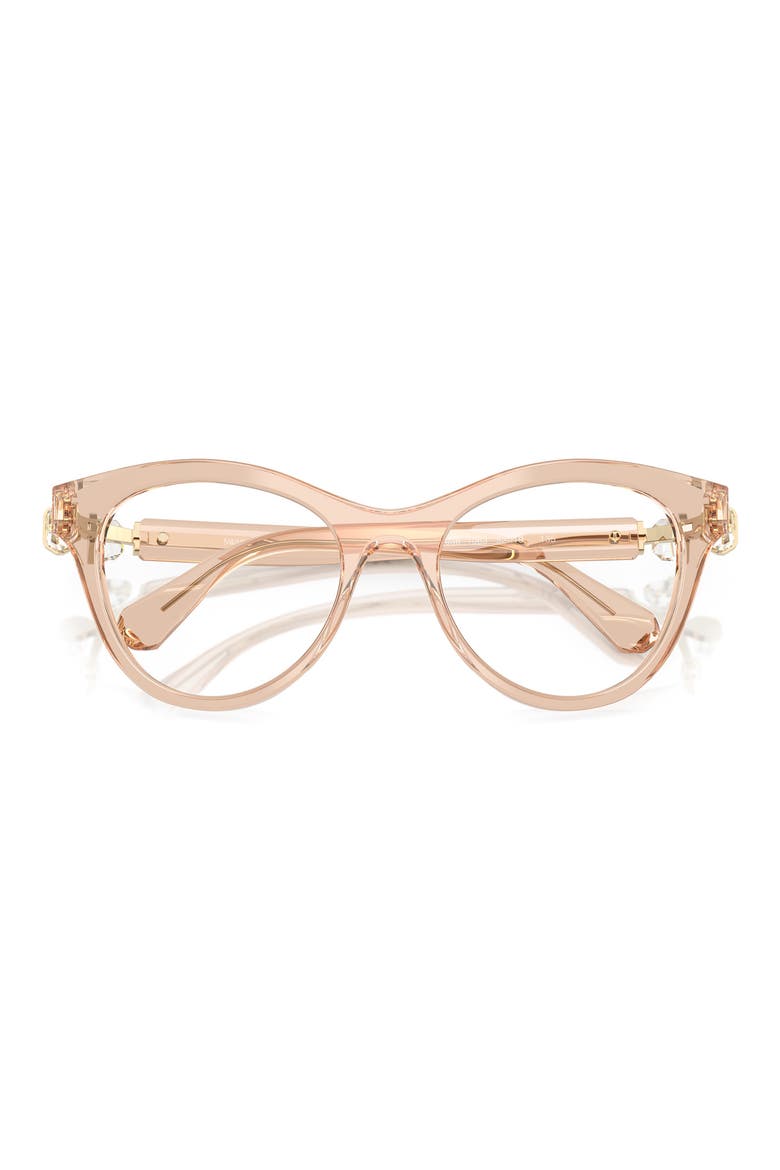 50mm Round Optical Glasses, Alternate, color, BEIGE