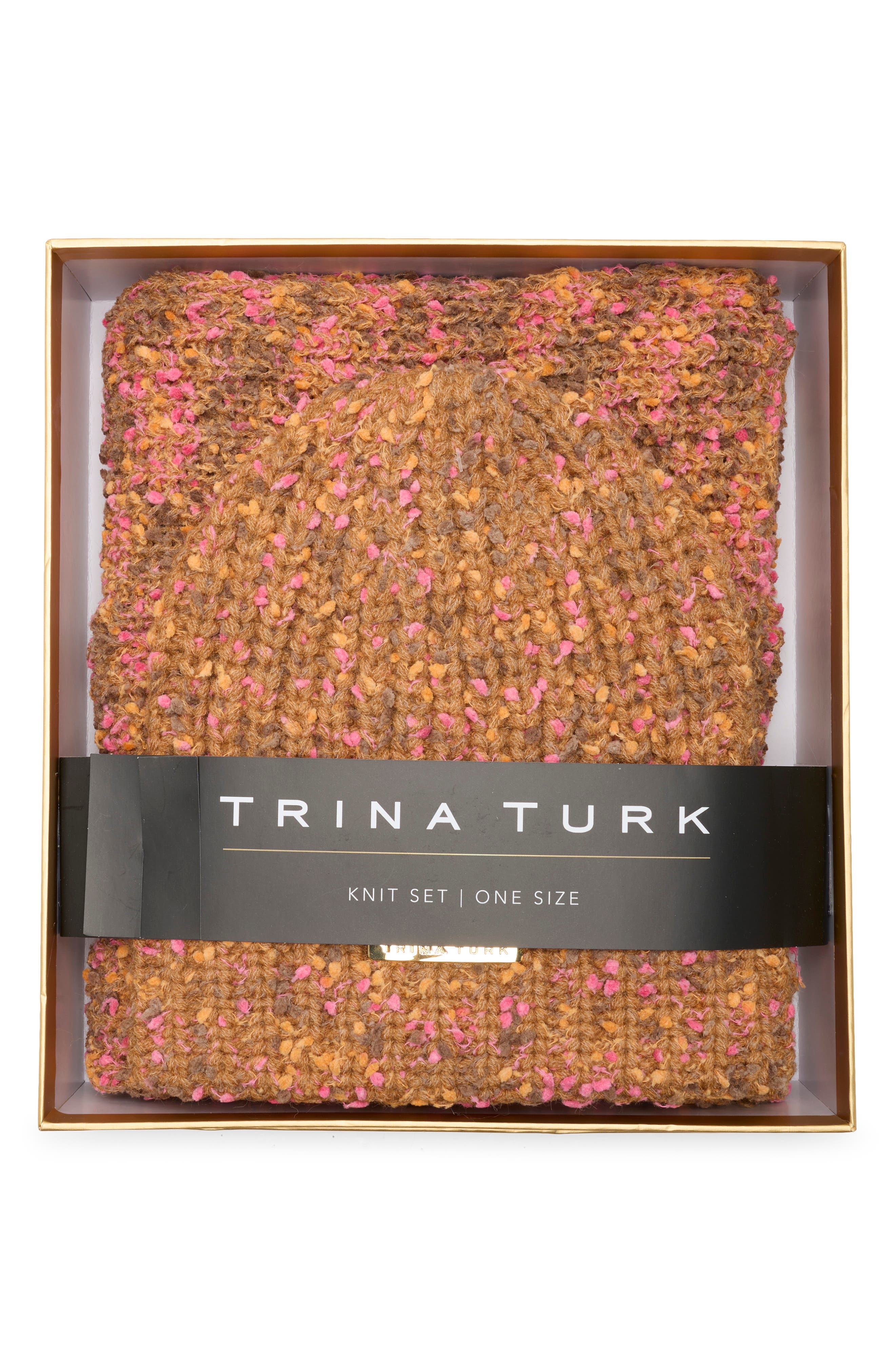 San Diego Hat x Trina Turk Beanie & Scarf Set