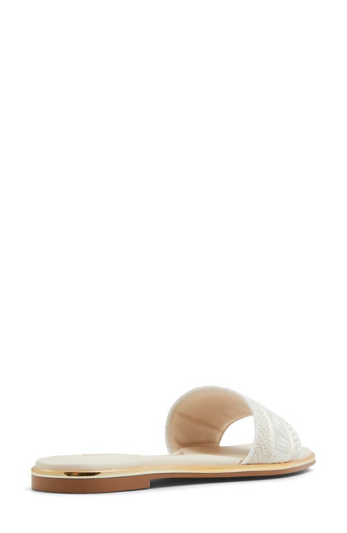 Aldo Oceania Slide Sandal In Other Beige