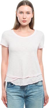 WILT Clothing Short Sleeve Mock Layer Tee