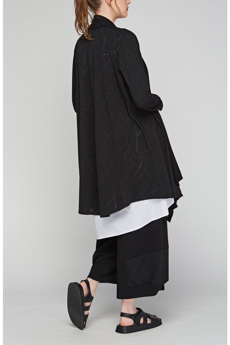 Axel Devore Cotton Jersey Duster, Alternate, color, Black