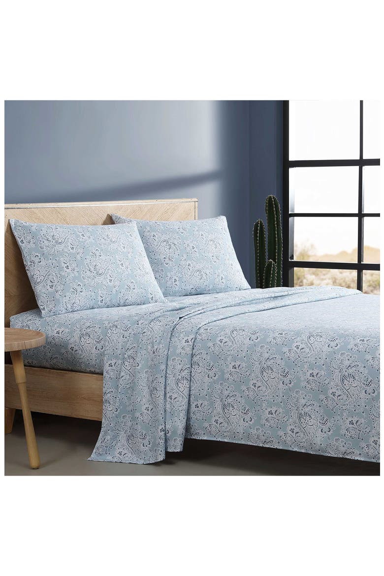 Prairieland Paisley Throw Blanket, Alternate, color, BLUE