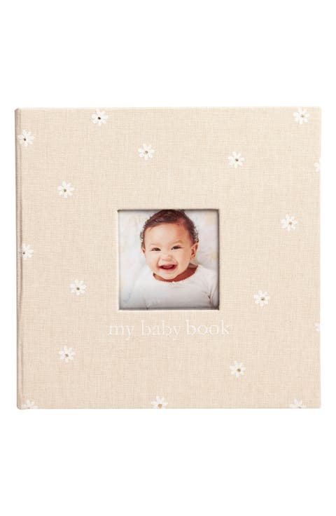 Linen Baby Memory Book
