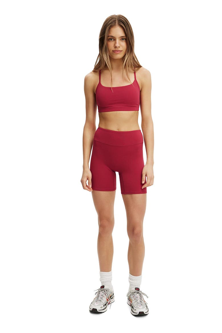 Women's Active 365 Keyhole Crop, Alternate, color, Velvet Cherry