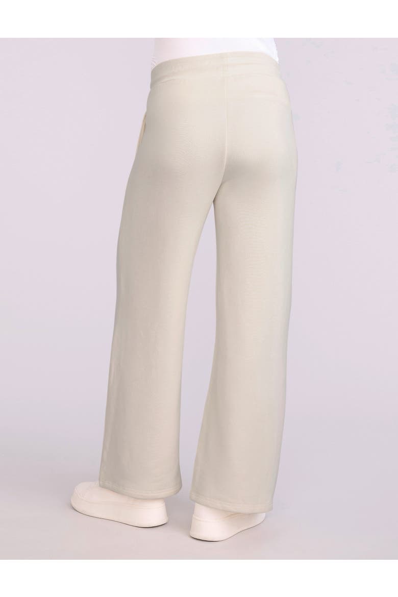 Under the Belly Wide Leg Sweatpants, Alternate, color, Antique White