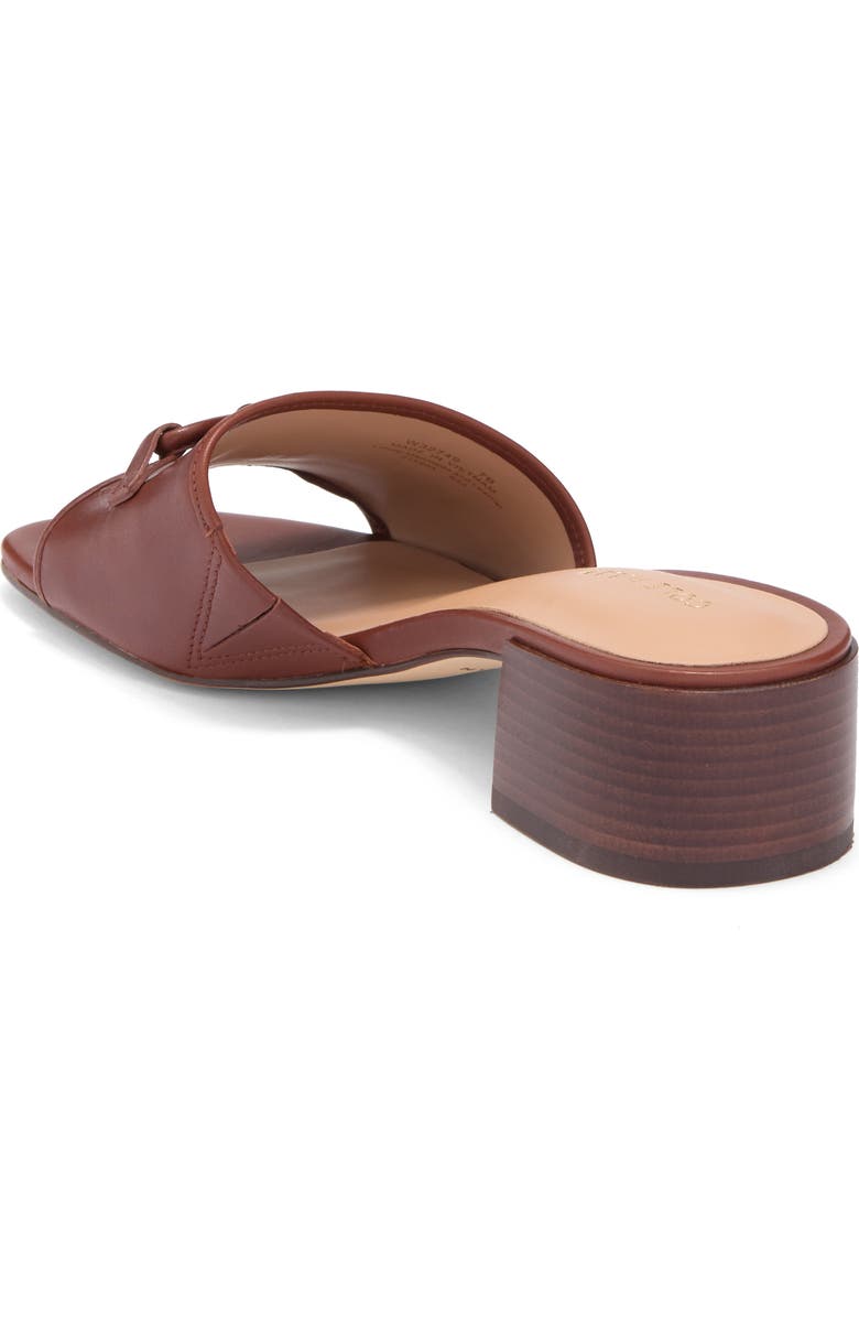 Cole Haan Cailyn Bow Slide Sandal, Alternate, color, Dark Chocolate Cuoio Leather