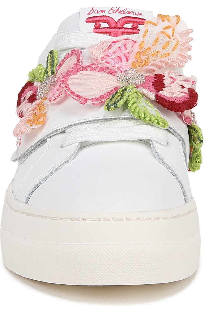 Sam Edelman Wendy Floral Embroidery Platform Sneaker, Alternate, color,