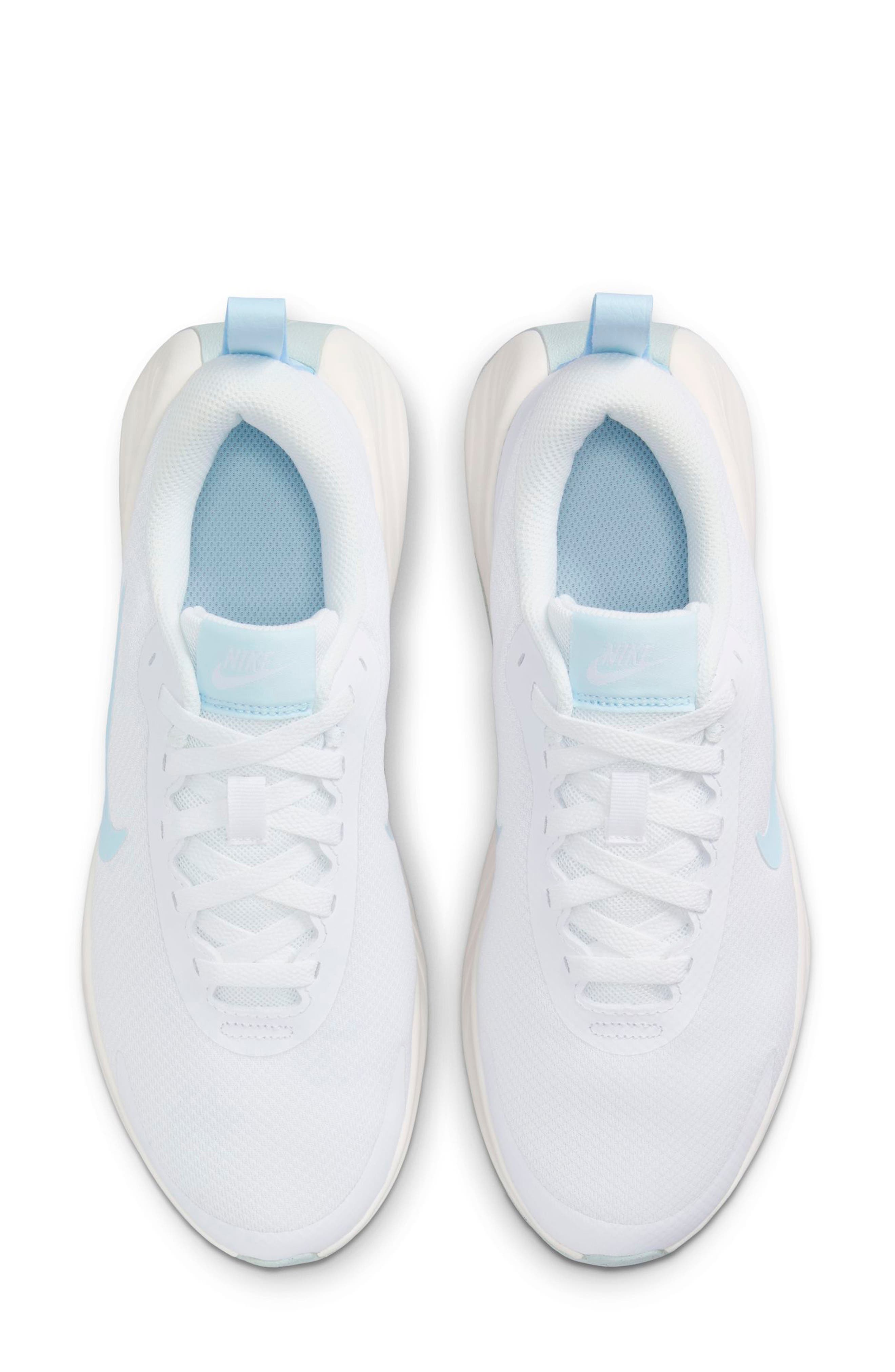 Nike Legend Essential 4 Walking Shoe, Alternate, color, White/ Glacier Blue/ White