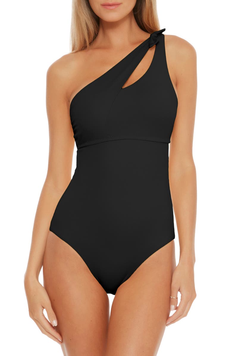 Becca Color Code Asymmetrical One-Piece Swimsuit, Main, color, 
