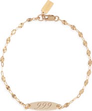 Set & Stones Engraved Angel Number Bracelet