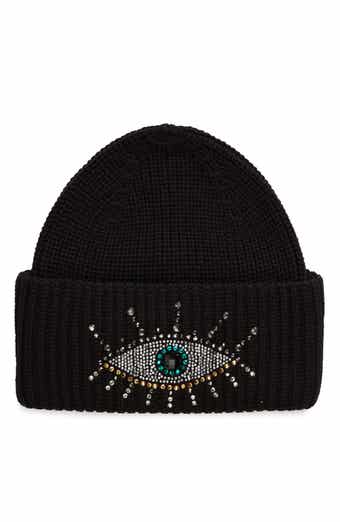 Kurt Geiger London Beaded Evil Eye Beanie