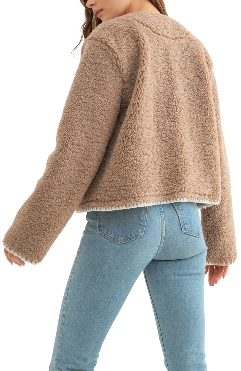 All in Favor High Pile Fleece Jacket, Alternate, color, 